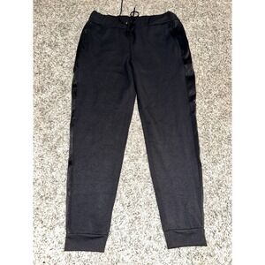 LIVE THE PROCESS PONTE SATIN STRIPE JOGGER PANT LUXURY LOUNGE PANTS EUC SIZE MED